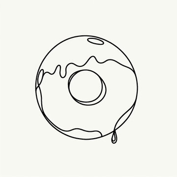 recommend clip art:  donut silhouette  flat colors