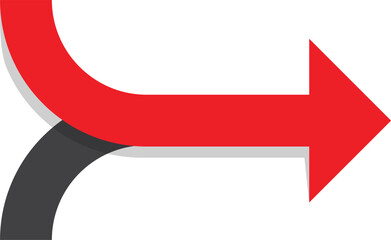 Merge Arrow Right vector icon. 