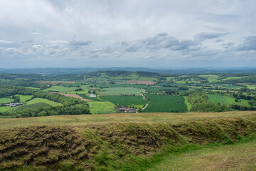Obraz premium British Camp, iron age hill fort, Malvern Hills