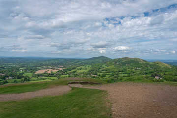 British Camp, iron age hill fort, Malvern Hills