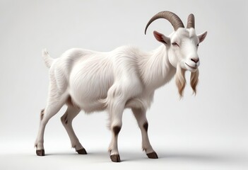 Fototapeta premium goat on the farm