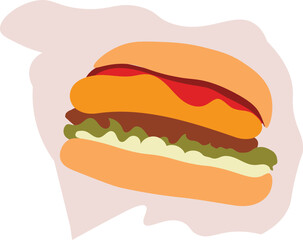 Burger Vector Illustration