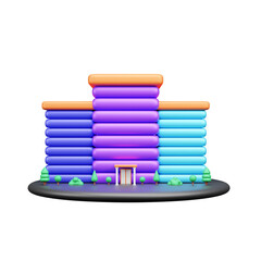 Real State 3d Illustration  Icon