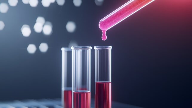 Scientists conducting an experiment with advanced lab equipment