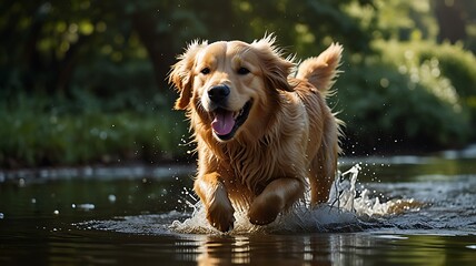golden retriever dog