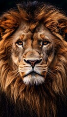 Naklejka premium Lion Portrait