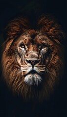 Naklejka premium Lion Portrait