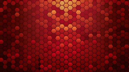 red hexagonal background wallpaper