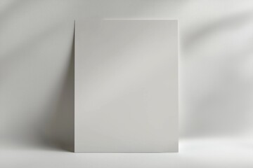 Blank paper mockup on isolated background created with generative ai