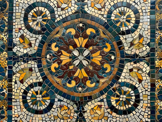 Mosaic Texture Background 