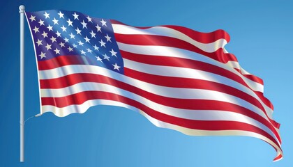 Fototapeta premium USA Flag Memorial Day