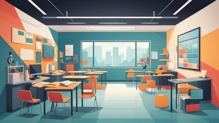interior of cafe