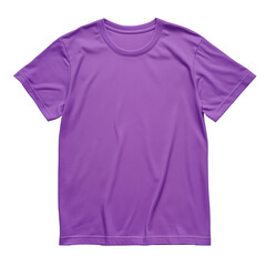 puple t-shirt  mockup isolated on transparent or white background
