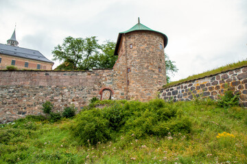 Fototapeta premium Akershus Fortress (Akershus festning) Oslo City in Norway