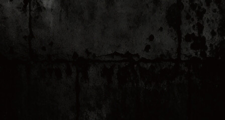 Fototapeta premium Raue schwarze Wandschieferstruktur, rauer Hintergrund, dunkler Betonboden oder alter Grunge-Hintergrund