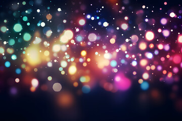 Obraz premium Multicolor Bokeh Lights Background