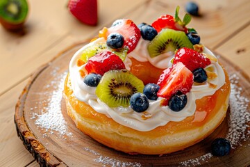 A close-up shot of grilled peach halves, caramelized and served with a drizzle of honey.. Beautiful simple AI generated image in 4K, unique.