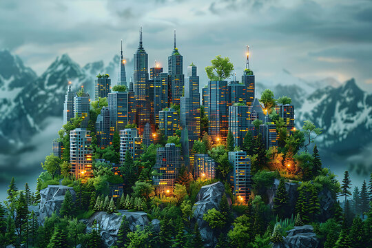 Develop graphic explaining the impact of over consumption and the importance of mindful consumerism for reducing environmental footprints