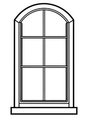 plastic windows  art vector