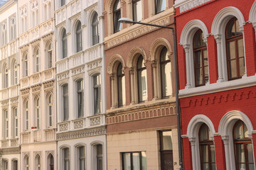 Aachener Gründerzeitfassaden in der Johanniterstraße