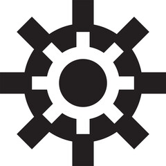 Obraz premium Gear Glyph Icon