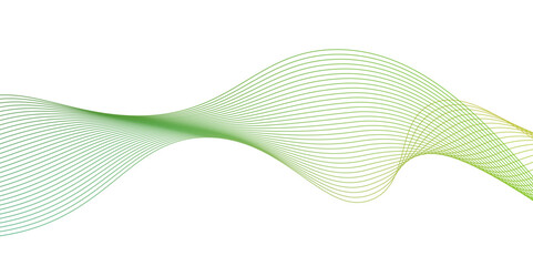 Abstract green waves background,Abstract green wavy lines. Colorful vector background.green wave melody lines on white background,Abstract green wave lines pattern background. green wave lines frame,