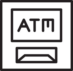 Atm Icon Illustration

