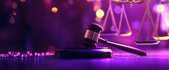 Tax Law, scales of justice, gavels, and books. legal expertise design