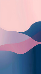 Fototapeta premium Muted pink and cerulean blue color block