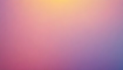 Pastel Gradient Banner with Soft Noise Texture - Purple, Pink, Blue, Yellow


