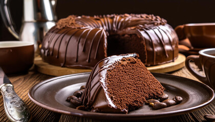 BOLO DE CHOCOLATE, CASEIRO, SUPER FOFINHO, REC&Eacute;M-ASSADO, RECAGADO COM UMA DELICIOSA COBERTURA DE CHOCOLATE DERRETIDO