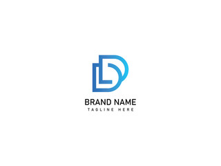 Fototapeta premium DD - Letter Logo