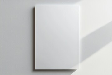 Blank paper mockup on isolated background created with generative ai