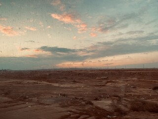 Fototapeta premium sunset in the desert