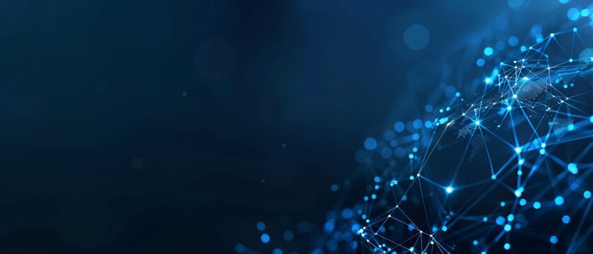 Abstract background of financial technology innovation generated by AI, fintech, innovation, technology, artificial intelligence, abstract, data, digital, futuristic, network