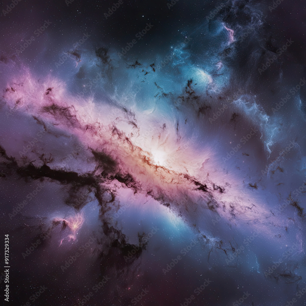 Canvas Prints awe-inspiring-image-of-a-distant-galaxy