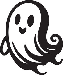 Fototapeta premium Halloween Ghost vector Design