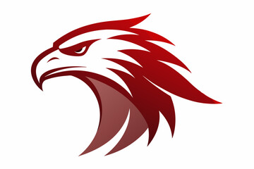 Set of icons related to mascot eagle head vector design