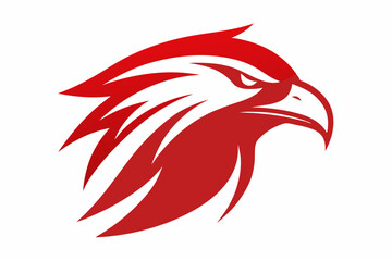 Set of icons related to mascot eagle head vector design