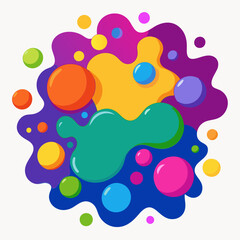 Color blobs, abstract shapes, vibrant colors, paint splatters, color splashes, fluid art, abstract art, colorful patterns, artistic expression, paint strokes, color gradients, abstract design, color s