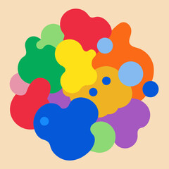 Color blobs, abstract shapes, vibrant colors, paint splatters, color splashes, fluid art, abstract art, colorful patterns, artistic expression, paint strokes, color gradients, abstract design, color s