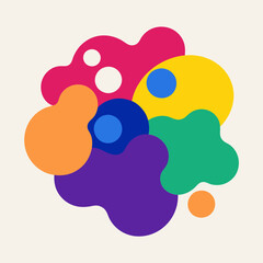 Color blobs, abstract shapes, vibrant colors, paint splatters, color splashes, fluid art, abstract art, colorful patterns, artistic expression, paint strokes, color gradients, abstract design, color s