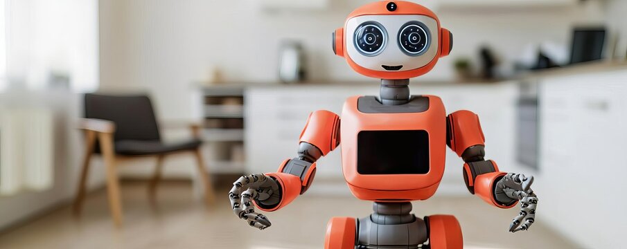 Humanoid robots perform household chores, making daily life easier
