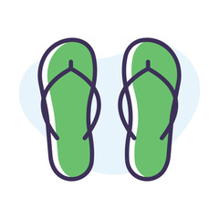 Flip Flops vector icon