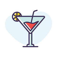 Cocktail vector icon