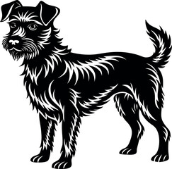 Dog Silhouette Black Vector