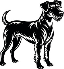 Dog Silhouette Black Vector