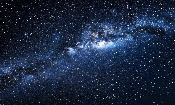 Meteor Shower Explosion With Shooting Stars Space and Conste PNG Neon Effect on Dark 