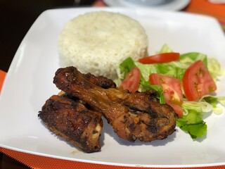 grilled pork ribs