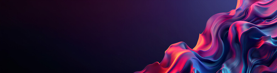 Fototapeta premium Abstract fluid business wavy background with gradient theme and copy space